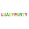 Beistle Set of 12 Multi-Color Hawaiian Luau Party Streamer 7’
